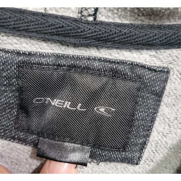 Y2K ONeil Surf Skate Hoodie Vintage Wash Mens Large Black - Picture 11 of 11